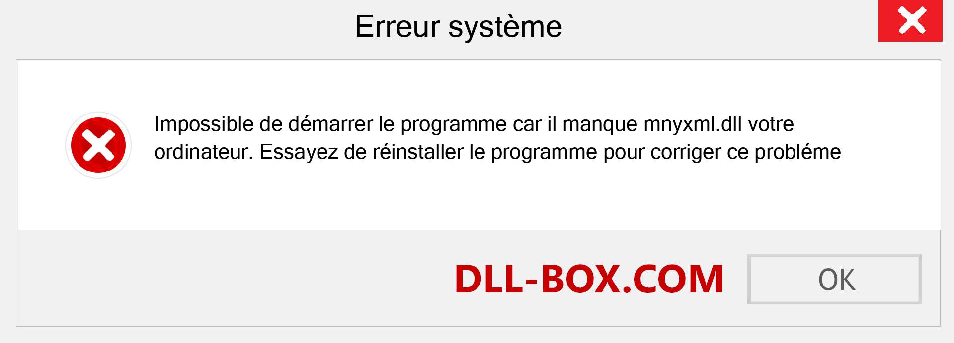 Le fichier mnyxml.dll est manquant ?. Télécharger pour Windows 7, 8, 10 - Correction de l'erreur manquante mnyxml dll sur Windows, photos, images